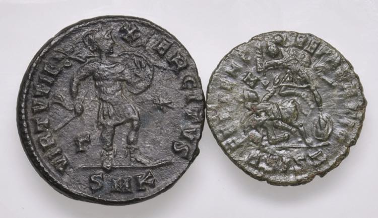 Lotto di due monete romane