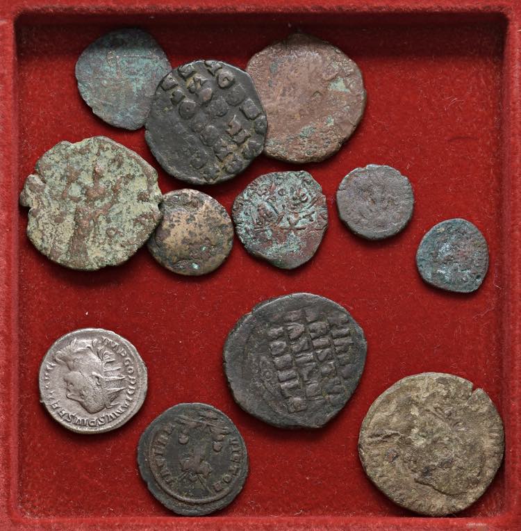 Lotto di monete antiche di diverse ... 