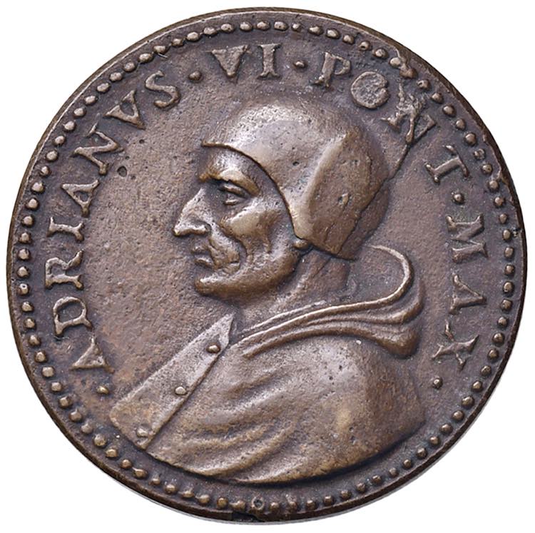 Adriano VI (1522-1523) Medaglia - ... 
