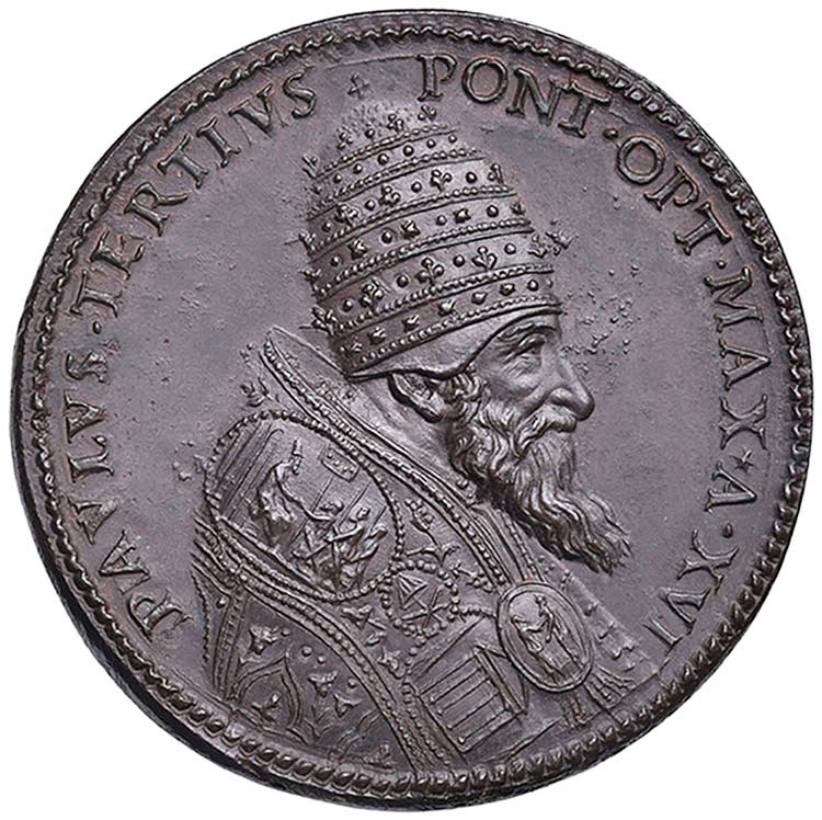 Paolo III (1534-1549) Medaglia A. ... 