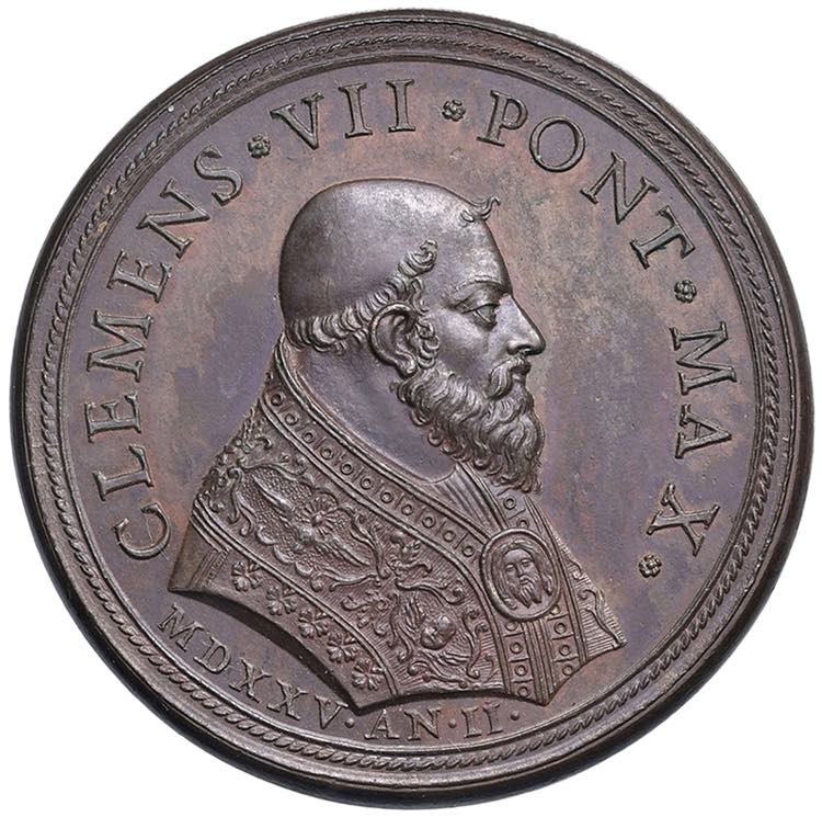 Clemente VII (1521-1534) Medaglia ... 