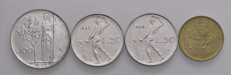 REPUBBLICA ITALIANA 100 Lire 1957, ... 