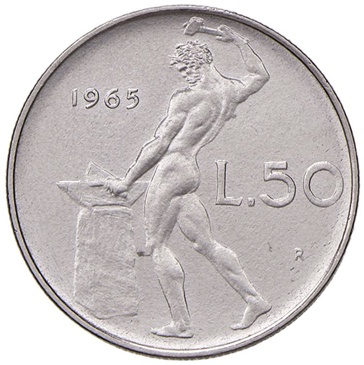 Repubblica italiana - 50 Lire 1965 ... 
