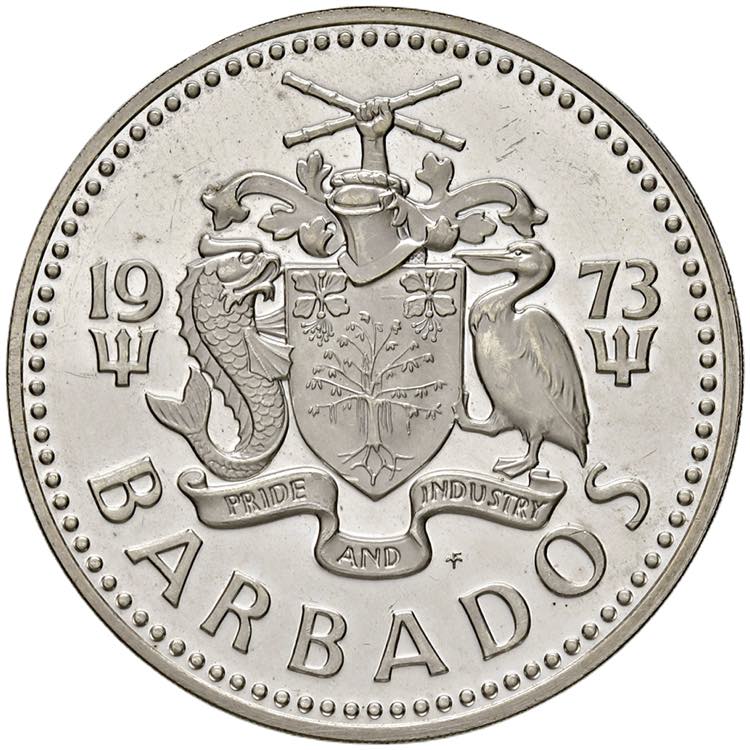 BARBADOS 10 Dollari 1973 - KM 17a ... 