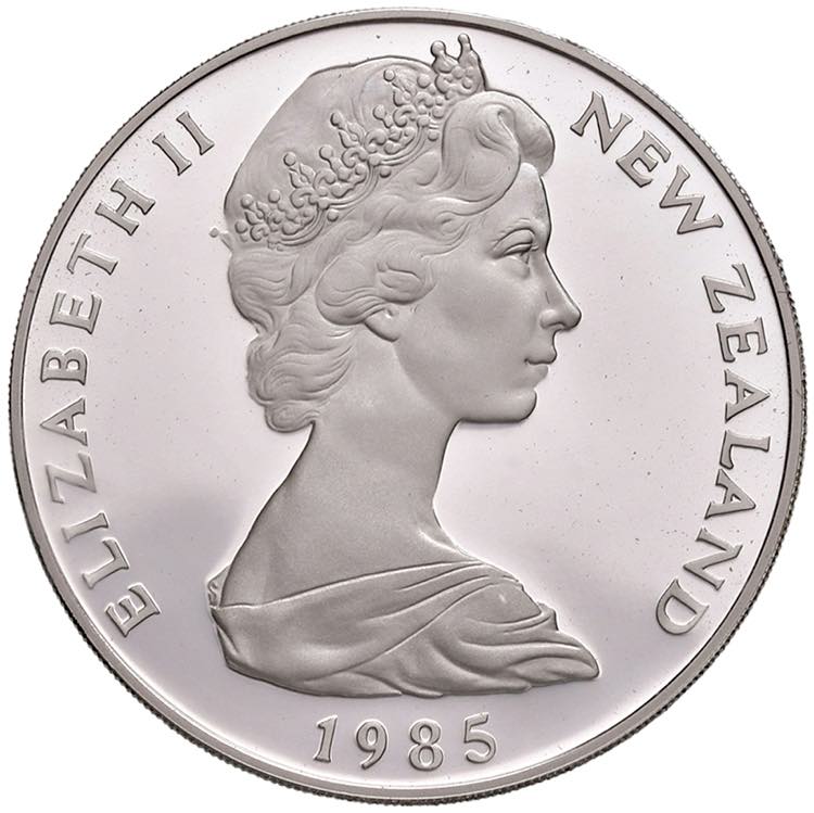 NUOVA ZELANDA Dollaro 1985 - AG (g ... 
