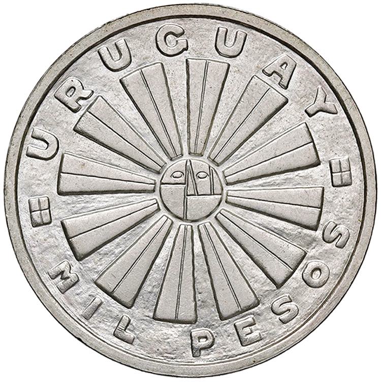 URUGUAY 1.000 Pesos 1969 - KM 55 ... 