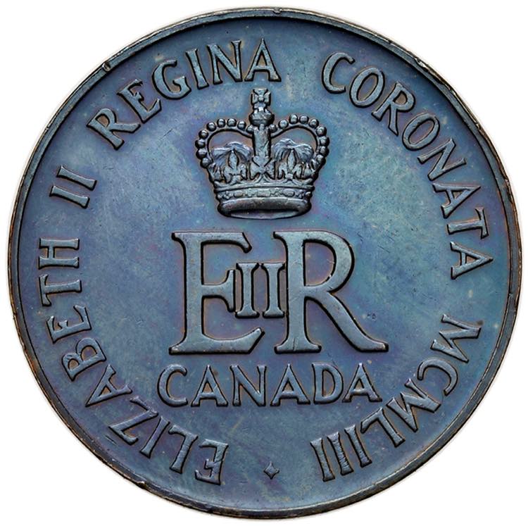 CANADA Medaglia 1952 Incoronazione ... 