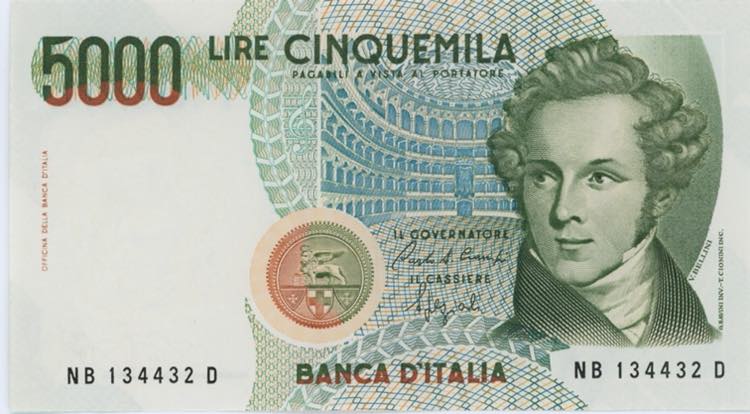 BANCA D’ITALIA 5.000 Lire ... 