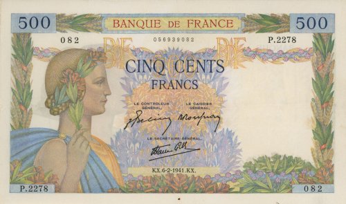 FRANCIA 500 Franchi 06/02/1941 - ... 