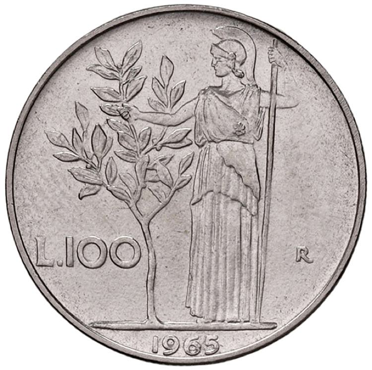 REPUBBLICA ITALIANA (1946-) 100 ... 