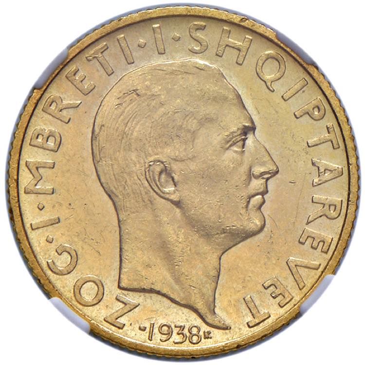 ALBANIA Zog (1925-1939) 20 Franga ... 