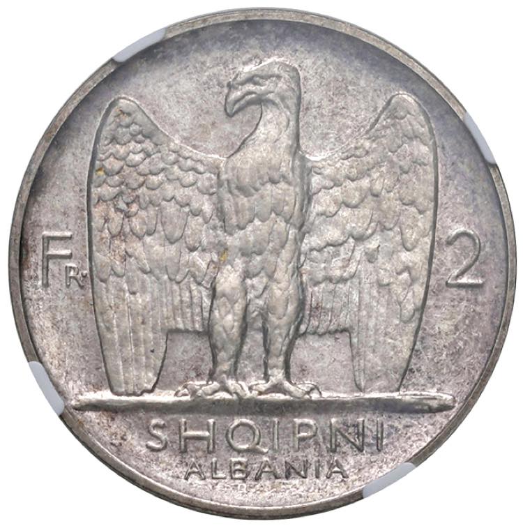 ALBANIA Amet Zogu (1925-1939) 2 ... 