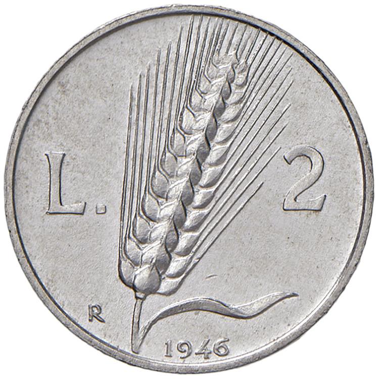 Repubblica Italiana - 2 Lire 1946 ... 