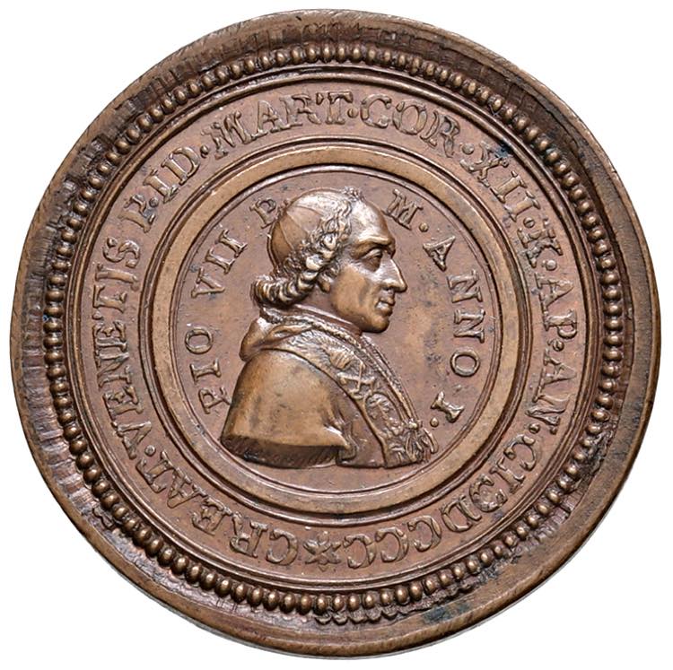 Pio VII (1800-1823) Medaglia 1800 ... 