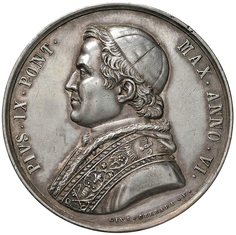Pio IX (1846 -1878) Medaglia 1851 ... 
