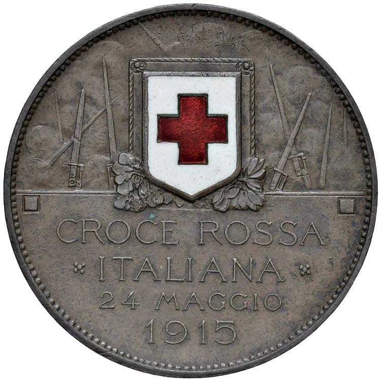 MONETE-MEDAGLIE DELLA CROCE ROSSA  ... 