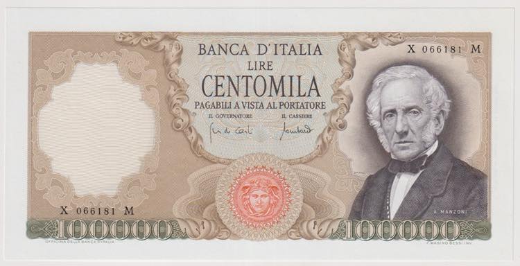 Banca dItalia - 100000 Lire ... 