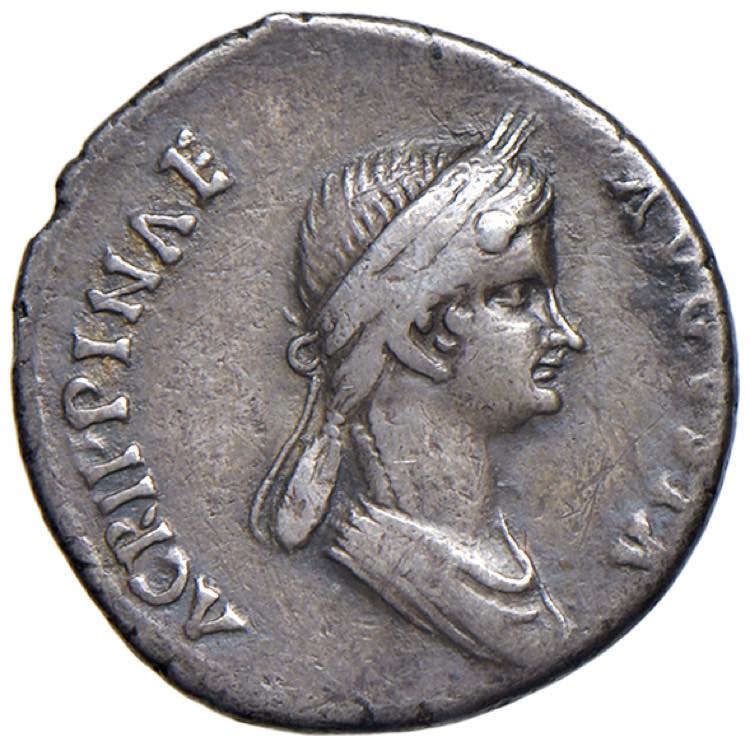 Claudio (41-54)  Denario - Testa ... 