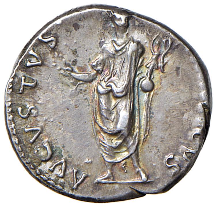 Nerone (54-68)  Denario - Testa ... 