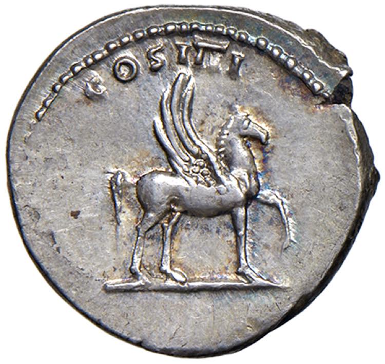 Domiziano (81-96)  Denario - Testa ... 