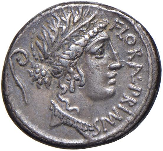 Servillus Servilia - C. Servilius - Denario (57 a.C.) Testa ... - Nomisma Aste di ...