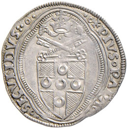 Pio II (1458-1464) Grosso - Munt. ... 