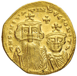 Costanzo II (641-668) Solido - ... 
