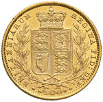 Sterlina  1855 - Fr. 387e AU (g 7,96) 