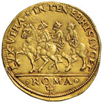 Leone X (1513-1521) 2 Ducati e mezzo - Munt. ... 