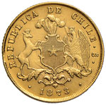 CILE 2 Pesos 1873 - Fr. ... 
