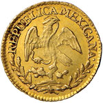 MESSICO Repubblica - Mezzo escudo 1837 Ga - ... 