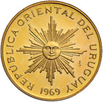 URUGUAY Peso 1969 - AU ... 