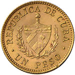CUBA Peso 1916 - Fr. 7 AU (g 1,69)