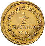 Sud Perù - Mezzo escudo 1838 - Fr. 94 AU (g ... 