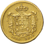 PORTOGALLO Pedro V (1853-1861) 1.000 Reis ... 