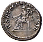Traiano (98-117) Denario - Testa laureata a ... 