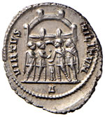 Diocleziano (286-305) Argenteo - Testa ... 
