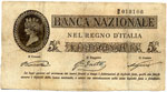 Banca Nazionale nel Regno - 5 Lire ... 