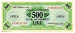 AM Lire - 500 Lire A ... 
