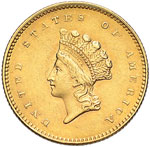 USA Dollaro 1854 - Fr. ... 