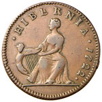 USA Mezzo penny 1722 - CU (g 8,28) RR ... 
