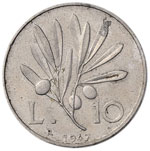 Repubblica Italiana - 10 Lire 1947 - Mont. 4 ... 