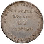 Repubblica romana (1798-1799) Medaglia 27 ... 