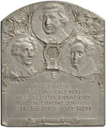 Giuseppe Verdi - Placchetta ricordo 1913 ... 