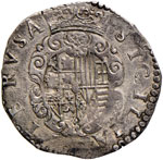NAPOLI Filippo II (1556-1598) Mezzo ducato - ... 
