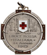 Croce Rossa - Medaglia 1915 - Mont. 03 AG (g ... 
