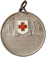 Croce Rossa - Medaglia 1915 - Mont. 03 AG ... 