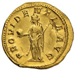 Gordiano III (238-244) Aureo - Busto ... 