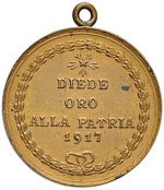 Medaglia 1917 Oro alla patria - Opus: ... 