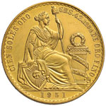 PERU Repubblica (1822-) 100 Soles 1951 - Fr. ... 